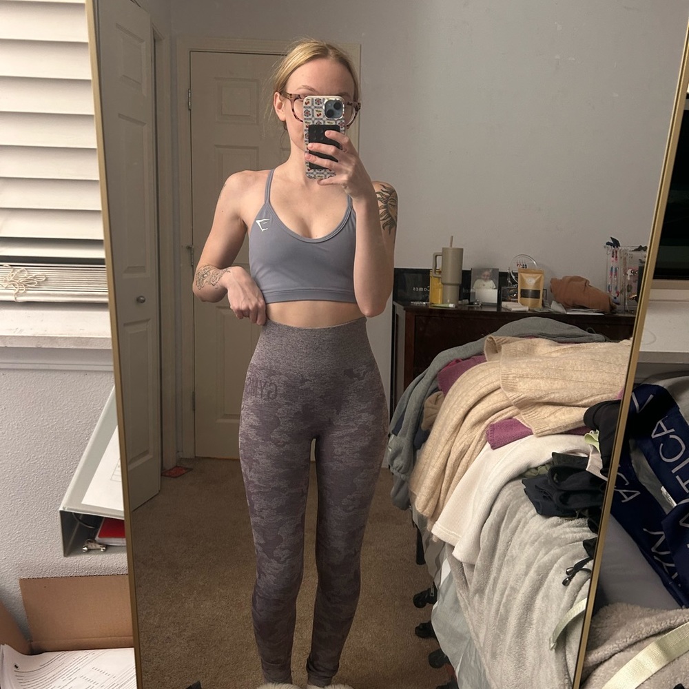 GYMSHARK CAMO LEGGINGS